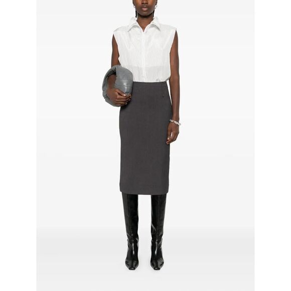 Federico Cina Women Reversible Longuette Skirt - Picture 2 of 5